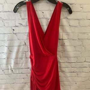 BCBG Generation Cocktail Shirred AsymmetricalDress